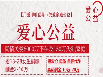 邛崃捐卵助孕生子 爱心志愿者招募